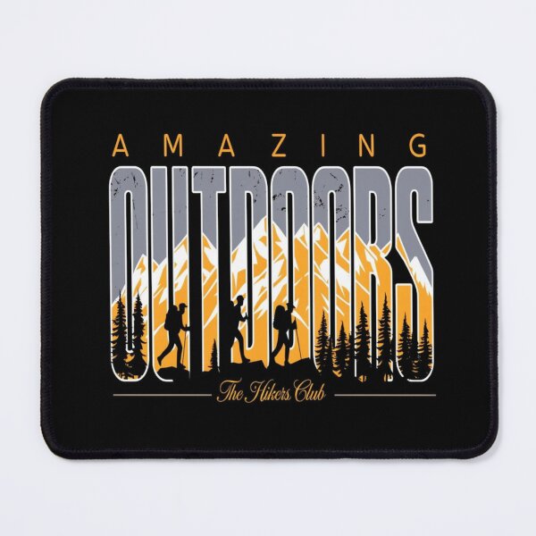 Item preview, Amazing Outdoors Hiking Club Design – Mountain Adventure Art for Nature Lovers, Trekkers & Explorers designed and sold by Bright Nest Studio.