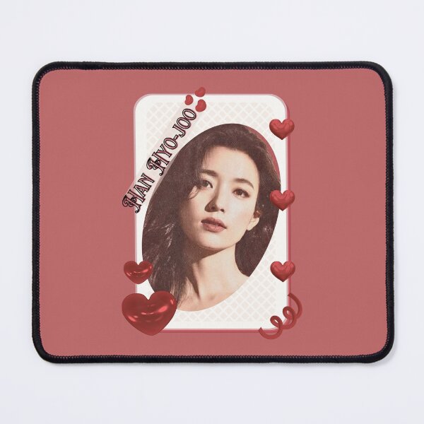 Item preview, Han Hyo-joo (한효주) Korean actress South Korean celebrity K-drama star Korean film illustration Red Aesthetic Collage Design designed and sold by AJUNICE STUDIO.