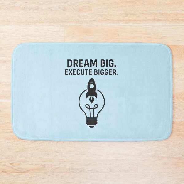 Item preview, DREAM BIG. EXECUTE BIGGER designed and sold by TheWonkyEaselCo.
