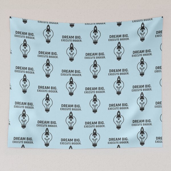 Item preview, DREAM BIG. EXECUTE BIGGER designed and sold by TheWonkyEaselCo.