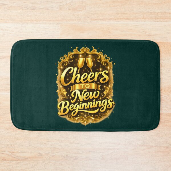Item preview, Golden Cheers to New Beginnings designed and sold by BloomOfDesign.
