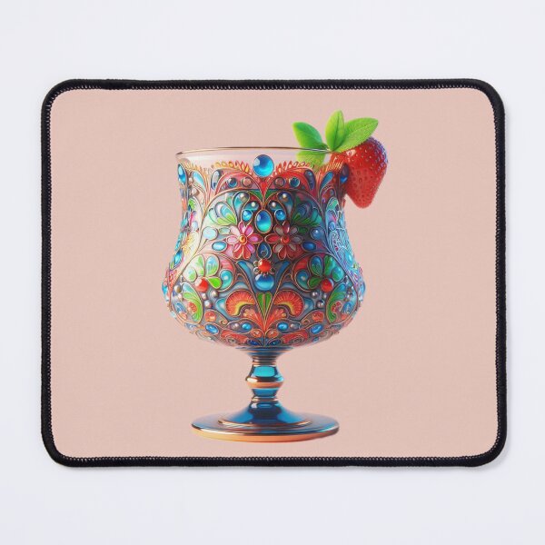 Item preview, Baroque Glass with Pixel Fruit designed and sold by Catfcreations.