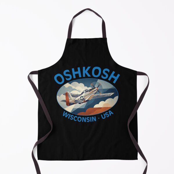 Item preview, Oshkosh Wisconsin P-51 Mustang Design designed and sold by Futurebeachbum.