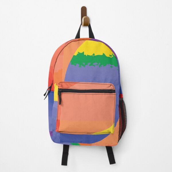 Item preview, Vibrant Geometric Rainbow Sunset Abstract Design designed and sold by Snout & Shout..