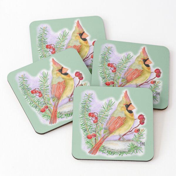 Item preview, Female cardinal in Pine designed and sold by Jesus Vichareli.