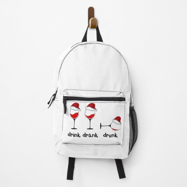 Item preview, Drink Drank Drunk Christmas Wine designed and sold by GenZINISH.