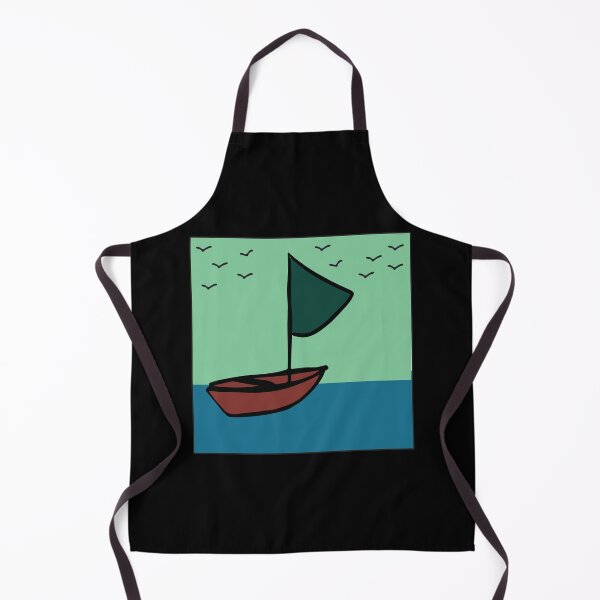 Item preview, Sailboat floating on the sea designed and sold by snoWorkshop.