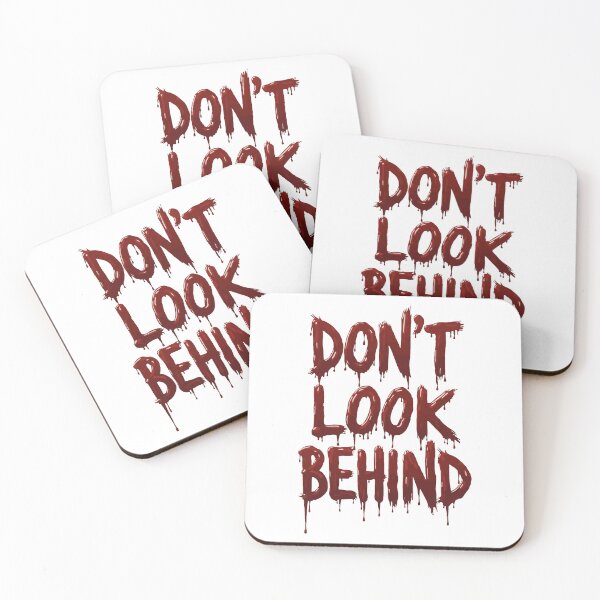 Item preview, Don't Look Behind – Horror Typo designed and sold by drizzd.