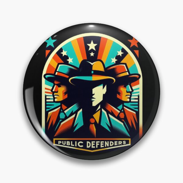 Item preview, Public Defenders – Modern Retro Justice Advocate Design designed and sold by AYACHI90.