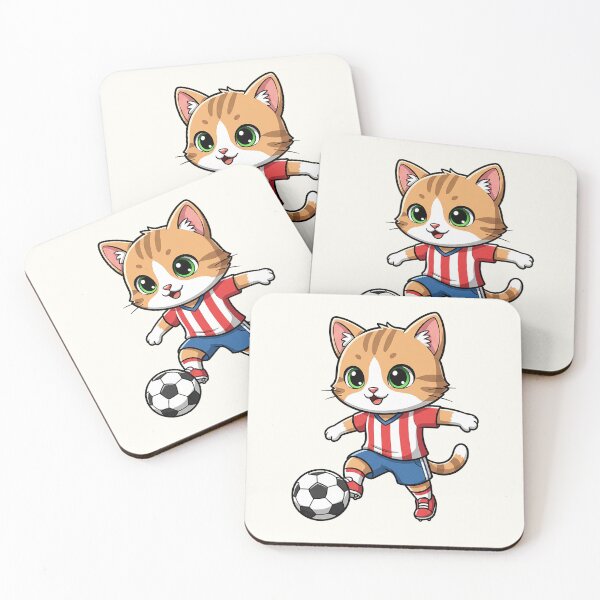 Item preview, Cute Soccer Player Cat designed and sold by HoopeStylee.