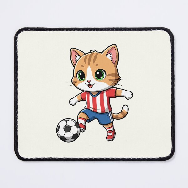 Item preview, Cute Soccer Player Cat designed and sold by HoopeStylee.