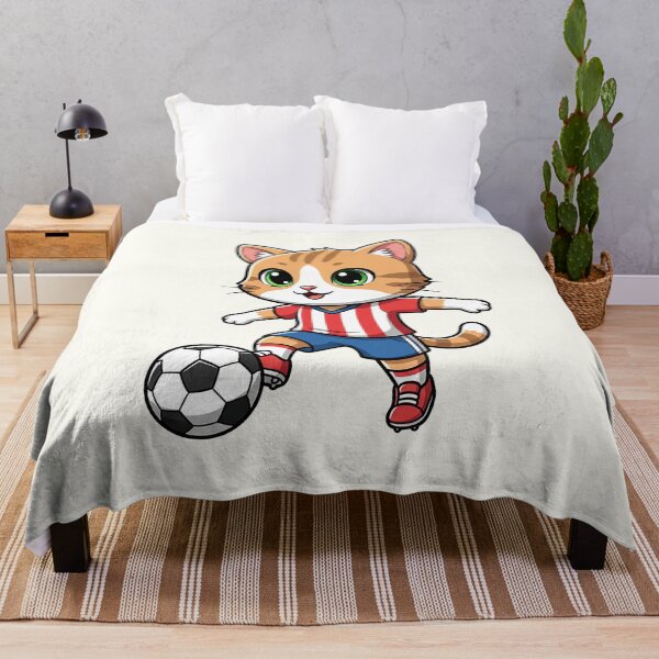 Item preview, Cute Soccer Player Cat designed and sold by HoopeStylee.