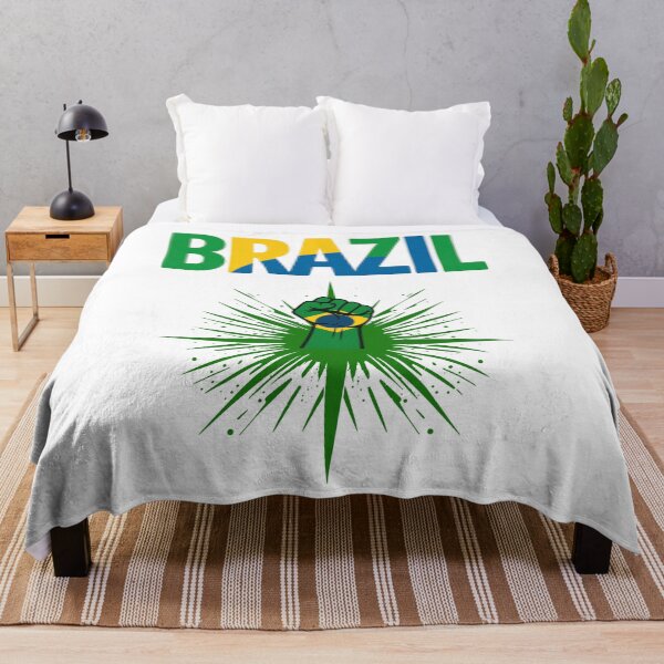 Item preview, Brazilian Flag Color Painted fist on a Clothes. Brazil  designed and sold by freshwear design.