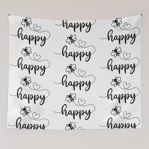 Item preview, Happy Bee Heart Trail Art designed and sold by Nattaporn.