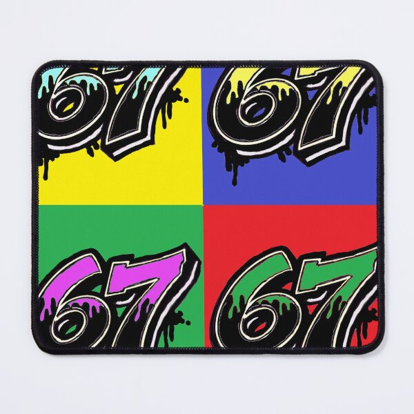 Item preview, 67 67 67 67 pop art designed and sold by LowEndGraphics.