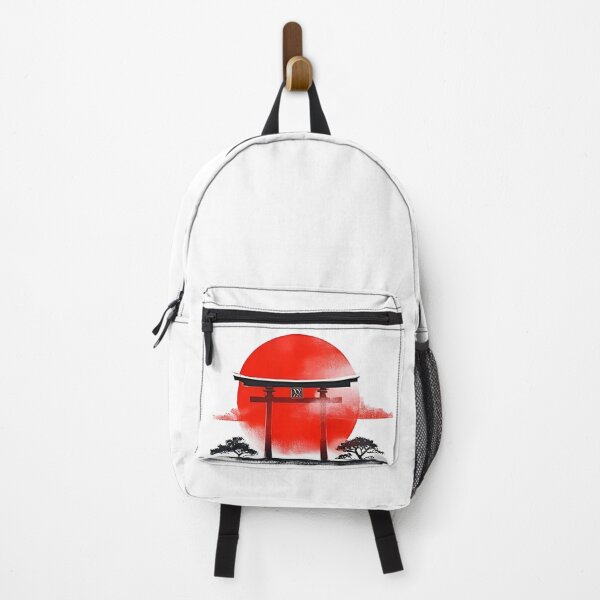 Item preview, Japan Flag Japanese Torii Gate Rising Sun Minimalist Art designed and sold by Uglyandcute.