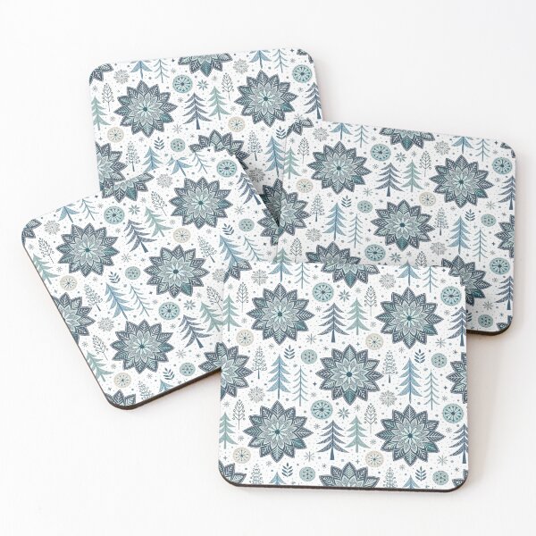 Item preview, Nordic Folk Rosettes | Scandinavian Winter Art designed and sold by Shuga-Design.