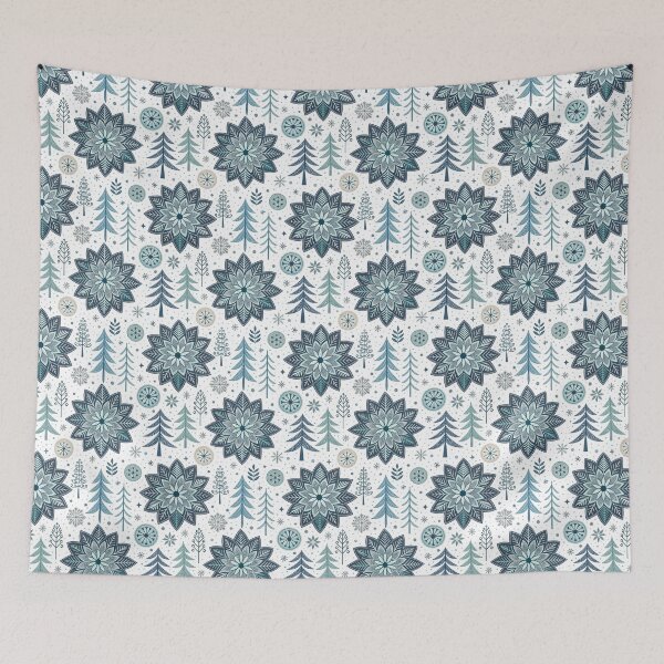 Item preview, Nordic Folk Rosettes | Scandinavian Winter Art designed and sold by Shuga-Design.