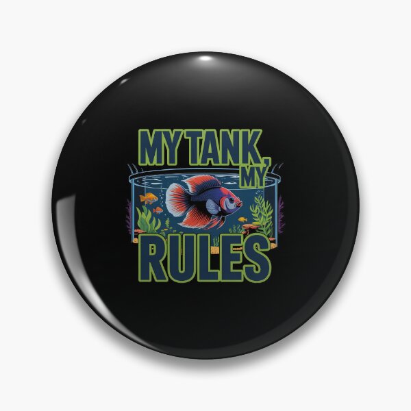 Item preview, My Tank My Rules - Funny Aquarium and Aquascaping Hobbyist Gift designed and sold by TankTherapyArt.