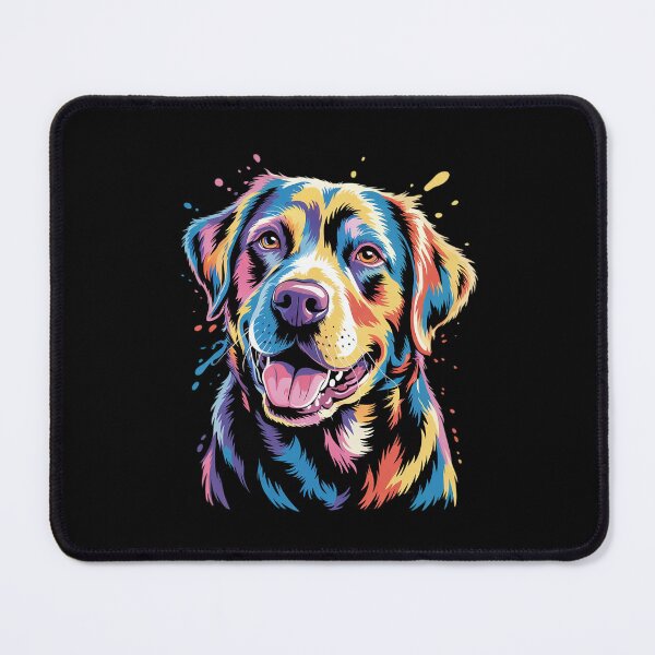 Item preview, Watercolor Colorful Labrador Lab  designed and sold by MythWoot.