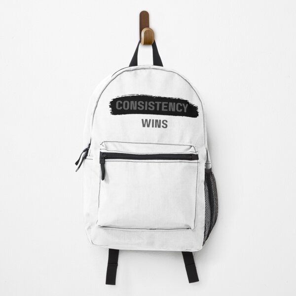 Item preview, Consistency Wins – Minimal Motivation Quote Design designed and sold by TorqueThread.