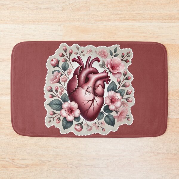 Item preview, The heart decorated with flowers designed and sold by snoWorkshop.