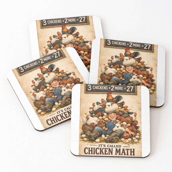 Item preview, Chicken Math designed and sold by Bal Drops.