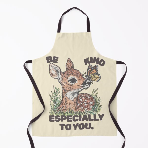 Item preview, Kind Fawn with Butterfly Gentle Quote Art designed and sold by baucestudio.