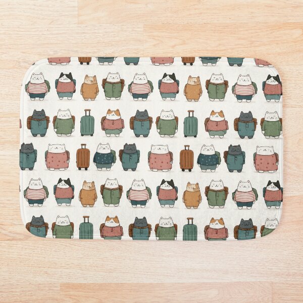 Artikelvorschau, Adventure Cat  – Cute Traveling Cats Design    | Cat Lover | travel lover | Gift idea  entworfen und verkauft von VieUnique.