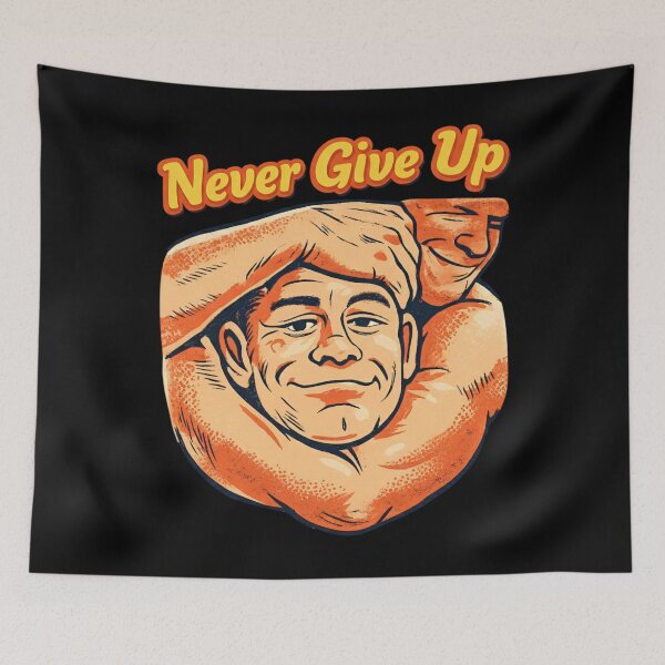 Item preview, Never give up designed and sold by legbabella.