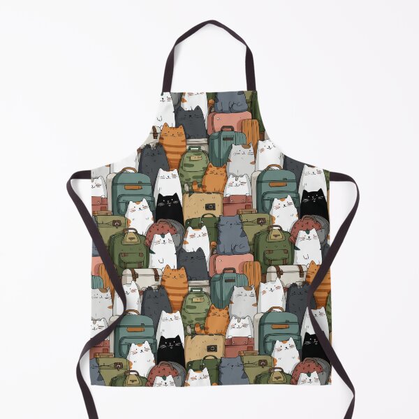Aperçu de l'œuvre Adventure Cat  – Cute Traveling Cats Design    | Cat Lover | travel lover | Gift idea  créée et vendue par VieUnique.