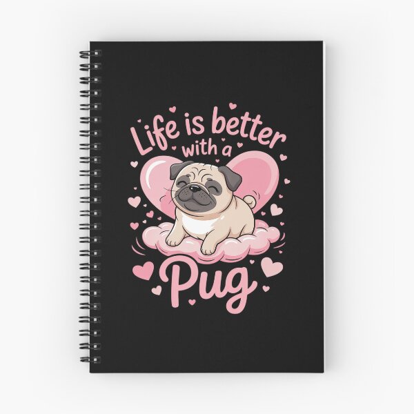 Item preview, Womens Life is better with a Pug National Pug Day Pug Mom1  designed and sold by MarryIsMonth.