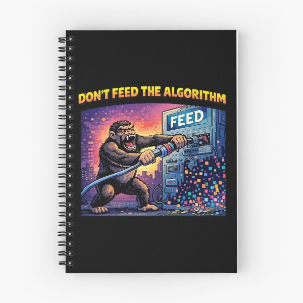 Item preview, Don’t Feed the Algorithm — Offline Club Retro Tech Protest designed and sold by BeetleDots.