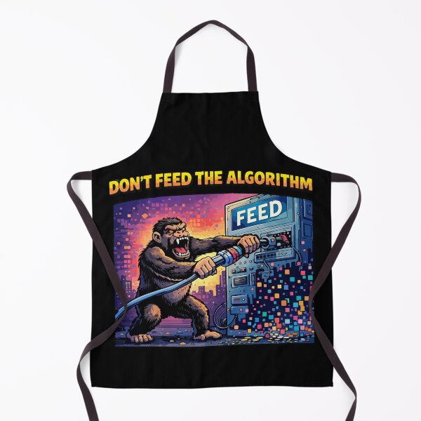 Item preview, Don’t Feed the Algorithm — Offline Club Retro Tech Protest designed and sold by BeetleDots.