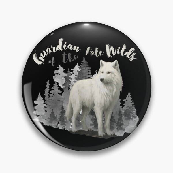 Item preview, Arctic Wolf walking through a Winter Forest designed and sold by Lia Vina.