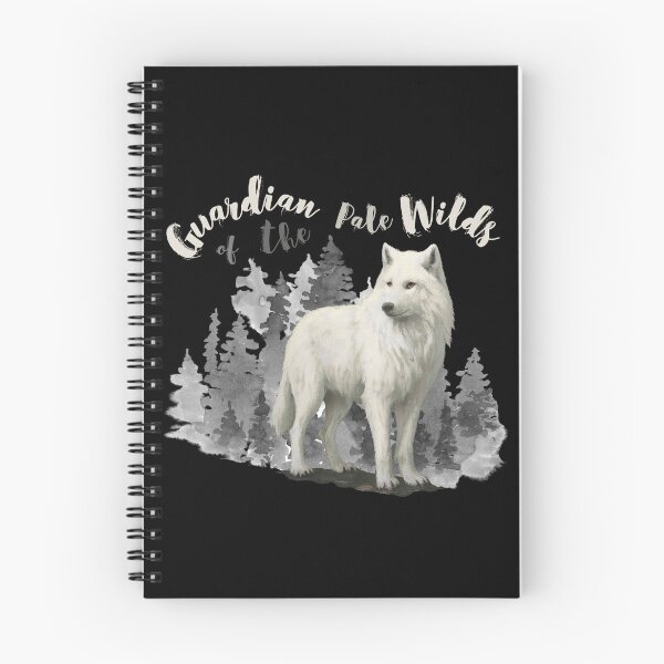 Item preview, Arctic Wolf walking through a Winter Forest designed and sold by Lia Vina.