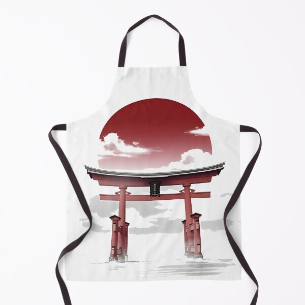 Item preview, Japan Flag Japanese Torii Gate Rising Sun Minimalist Art designed and sold by Uglyandcute.
