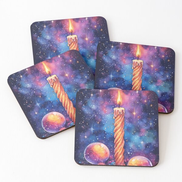 Item preview, Candle in the Cosmos of Fantasy designed and sold by Mianku | Für das Leben.