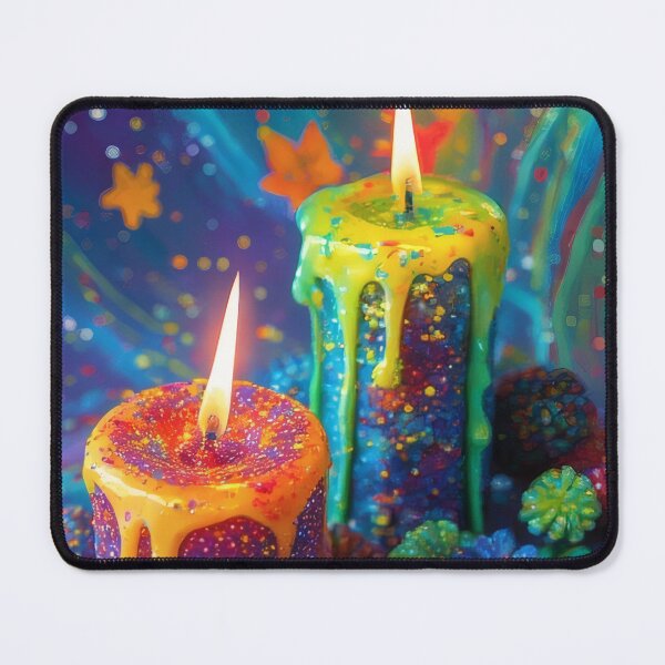 Item preview, Colorful candles and floral artworks designed and sold by Mianku | Für das Leben.