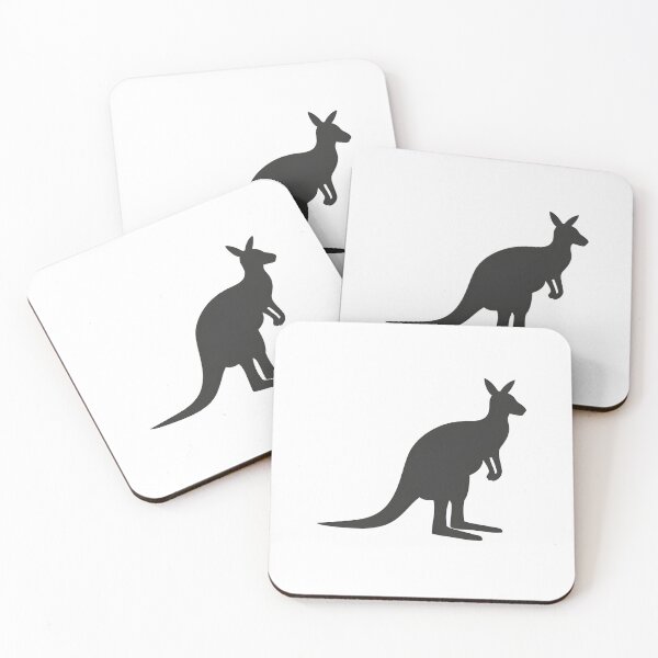 Item preview, Kangaroo Silhouette – Minimal Australia Wildlife Design designed and sold by SVALANART.