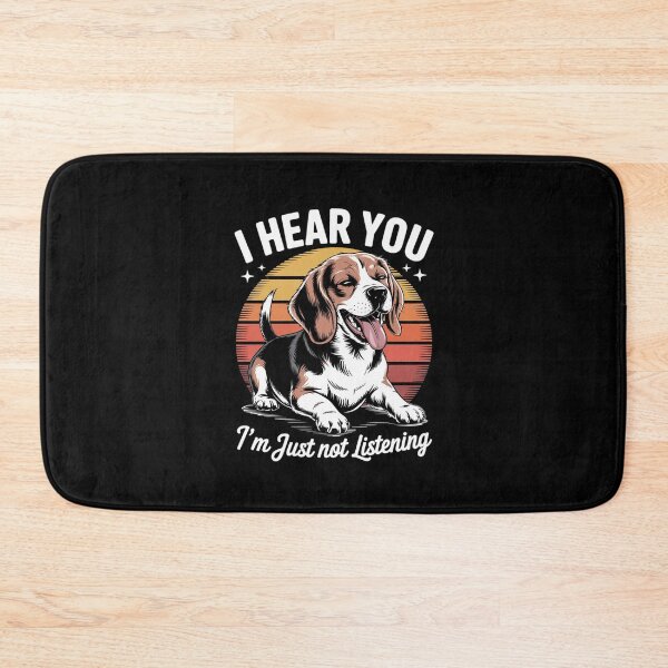 Item preview, Yawn St Bernard I Hear You I'm Just Not Listening Dog  designed and sold by MythWoot.