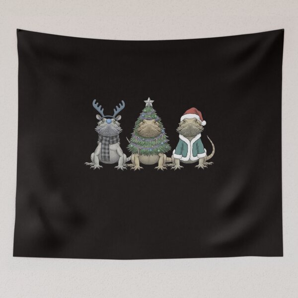 Item preview, Christmas Bearded Dragon, Reptile Lover, Bearded Dragon Santa, Xmas Lizard, Beardie Christmas Gift designed and sold by DesignDenDo ⭐⭐⭐⭐⭐.