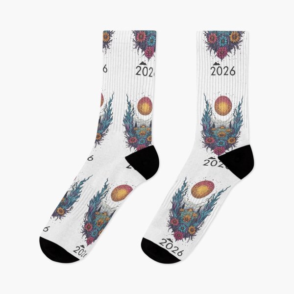 Item preview, Vintage 2026 New Year | Cosmic Nature: Psychedelic Sun & Flowers designed and sold by Mido-artister.