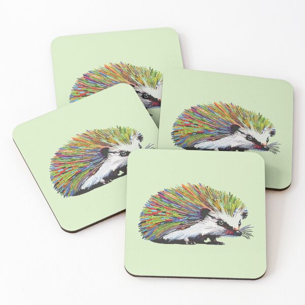 Item preview, Hedgehogs mosaic designed and sold by designmari.