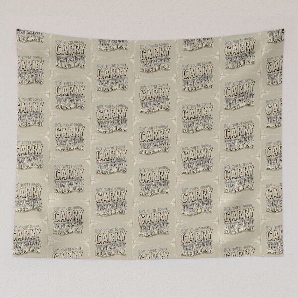 Item preview, Carry That Weight: Vintage Retro Motivational Quote Design - Lennon designed and sold by sing-it-out.