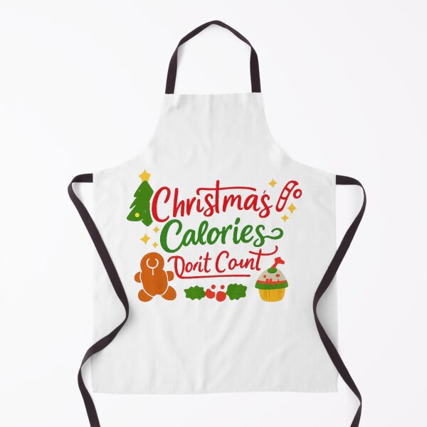 Item preview, Christmas Calories Don’t Count – Funny Holiday Food Quote Design designed and sold by ViNiPu.