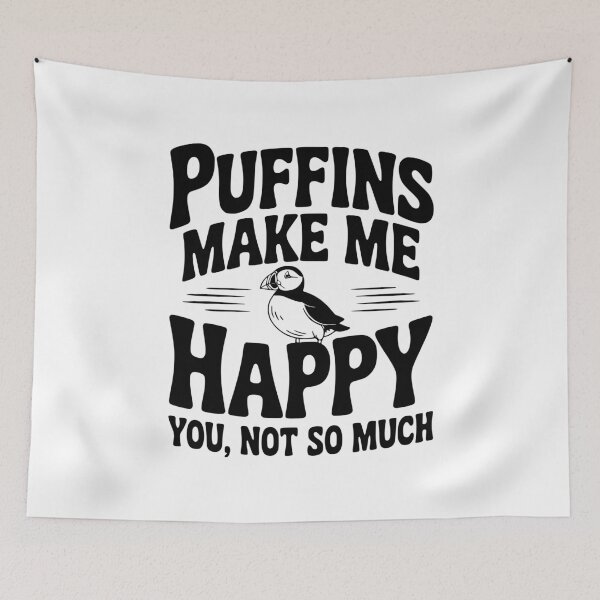 Item preview, Puffins Make Me Happy You, Not So Much designed and sold by Frank Ring.