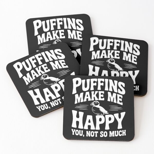Item preview, Puffins Make Me Happy You, Not So Much designed and sold by Frank Ring.