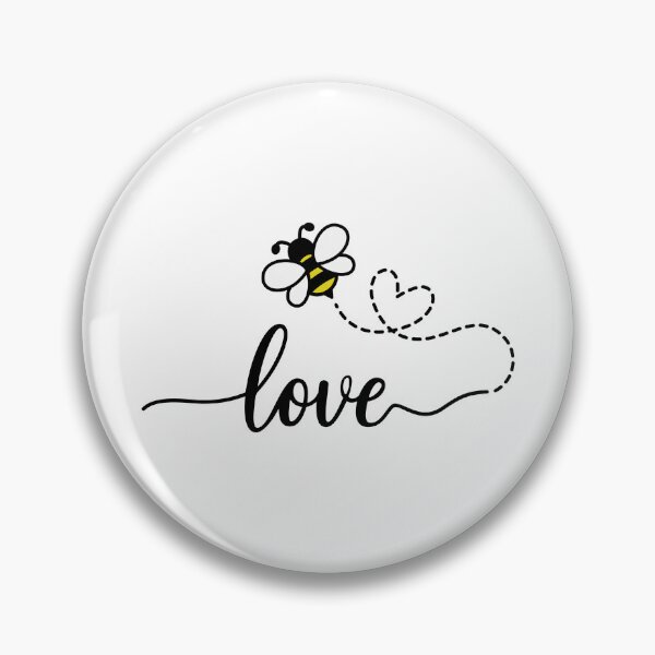 Item preview, Love Bee Heart Trail Script Art designed and sold by Nattaporn.