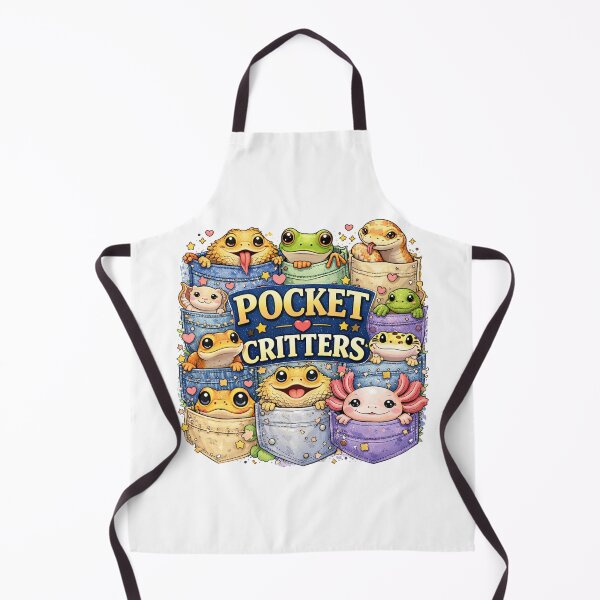 Item preview, Pocket Critters: Tiny Animal Pals Peeking Out – Cute Reptile & Mini Creature Art designed and sold by PopPizzazz.